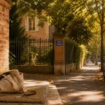 côte pavée toulouse, rue résidentielle calme et commerces de proximité