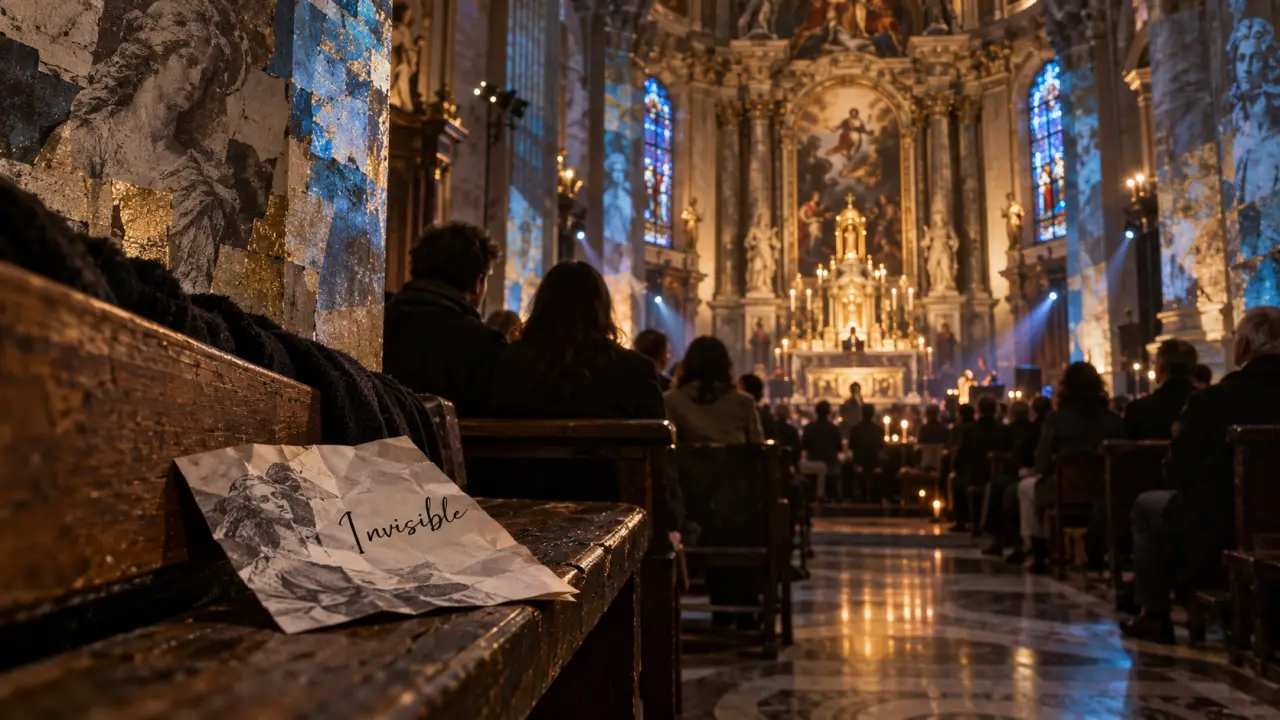 Invisible arrive à l’église du Gesù pour les fêtes à Toulouse