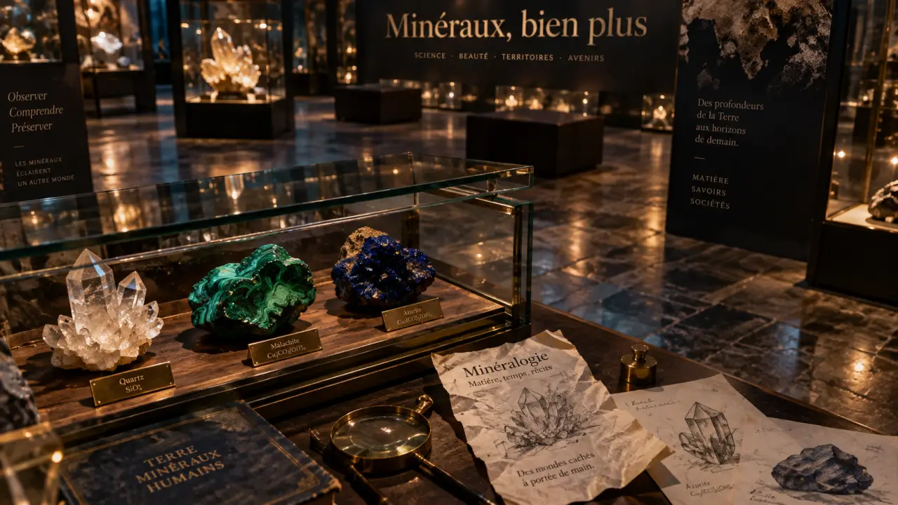 Au Muséum de Toulouse, les minéraux relient nature, histoire et usages