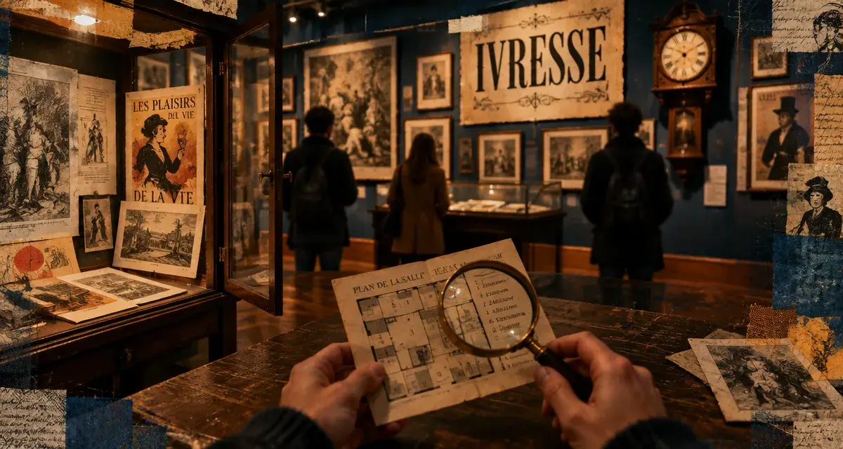 Une visite étudiante de l’exposition IVRESSE mardi au musée Paul-Dupuy